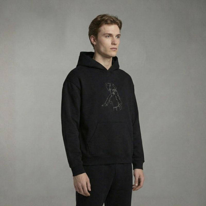 Pärchen-Hoodie: Euer Moment fein bestickt